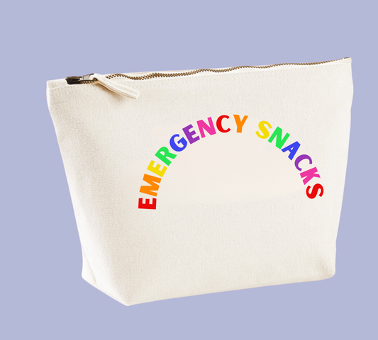 Canvas Accessory Bags - Emergency Snacks