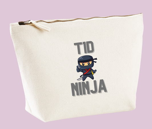 Diabetes Canvas Accessory Bag - T1D Ninja