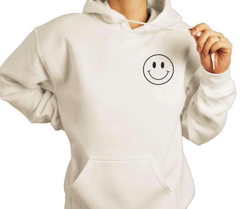 Hoody - Dear Person Behind Me- Smiley