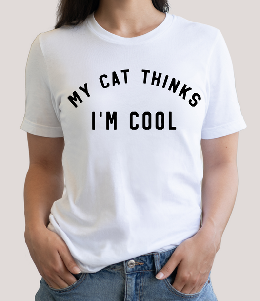 Adult T-Shirt - Cat Cool